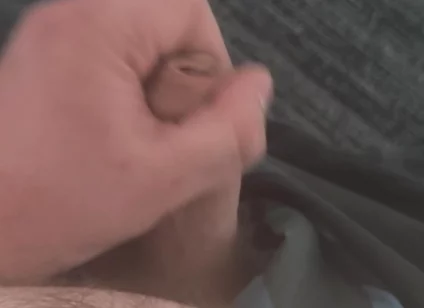 Fat Hairy Bear Jerks off in the Office and Cums on the Floor