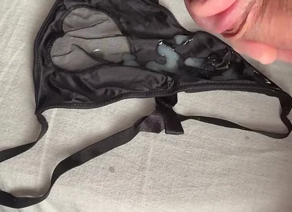 Cum on Wife’s Panties 10