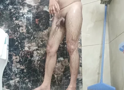 Indian Desi Police Officer Get Sucked and Shower with Neighbour and Army Officer