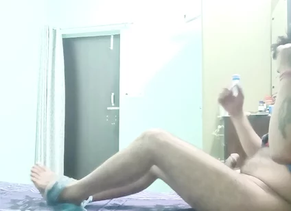 Indian Desi Police Officer Stepson Get Busted by Stepfather While Masturbating
