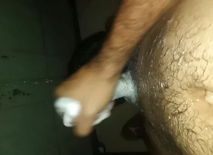 Man in the Shower Licks His Shoulder and Suddenly Feels Like Masturbating