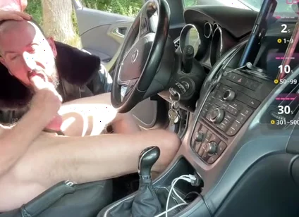Three hungry share my big thick cock at a crusing spot