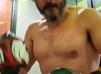 Gouine Wrestler - POV Muscle Worship Training Session