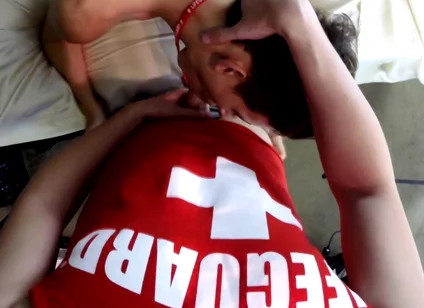 Bareback Lifeguard Twinks