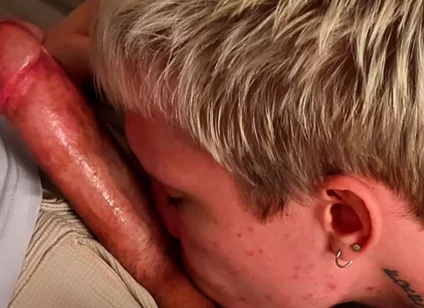 Big Cock Guy with Athletic Body Fucks Deep in Twink's Throat and Fills His Tight Ass with Cum