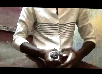 Black Cock and Dick Massage and Masturbation Solo by Bathroom