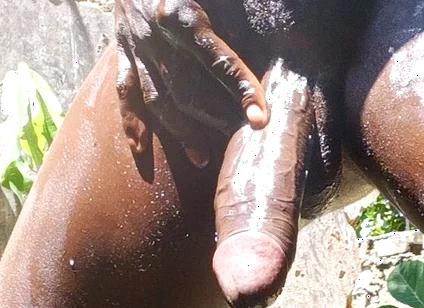 Teenfidelity Sexy Black Man Masturbating with High Intensity to Cum