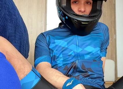 Suit Bike and Cum