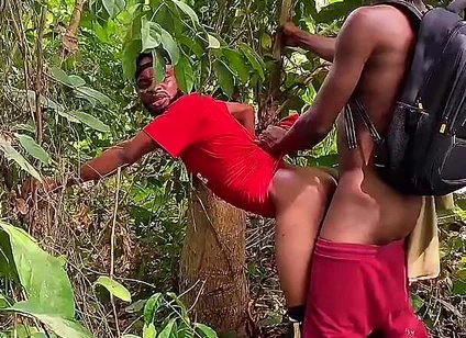 Two Class Mate Fucking in a Bush