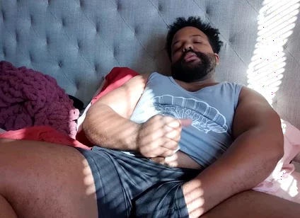 BBC Stepdaddy Cums with a Mini Vibrator in His Ass