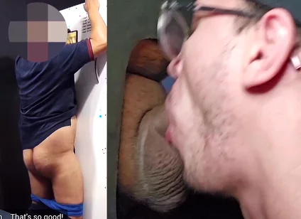 Straight, Married and Uncut App Driver Was Near Gloryhole and Decided to Relieve Himself!