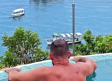 Swim Trunks Full of Dick