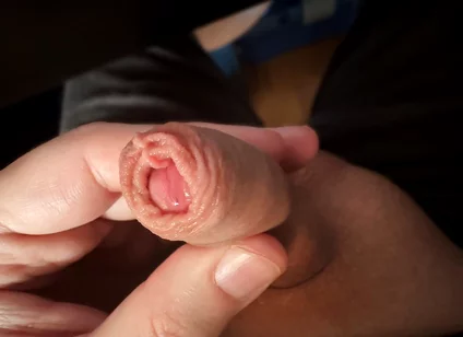 Play with My Little Cock and the Long Foreskin (slow Motion)