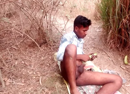 Desi Teen Boy Ass Fucking with a Big Cucumber Like as a Dildo Full HD Gay Sex Video