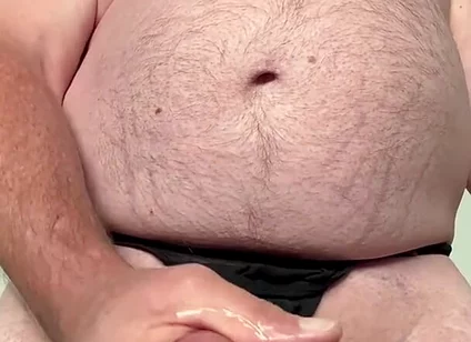 A Really Nice Cumshot While Standing and Jerking