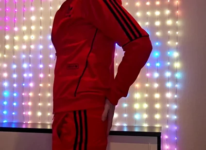 Red Adidas Tracksuit