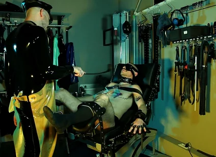 Latex Bondage Session with Master Aion Payne & Ian Echo - Part Two