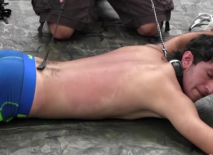 Kayden Winters In Brandon Cummings Roped Down And Flogged Before Fucks His Eager Ass
