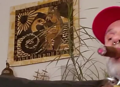 Cigardad on His Couch
