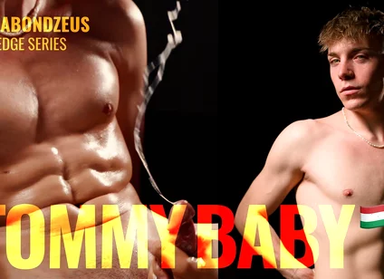 Blond Hungarian Muscular Twink Got Edged Ending with Huge Cumshot