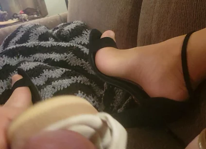 Fucking Girlfriend's Shoes in Nylons and Brittany's Heels