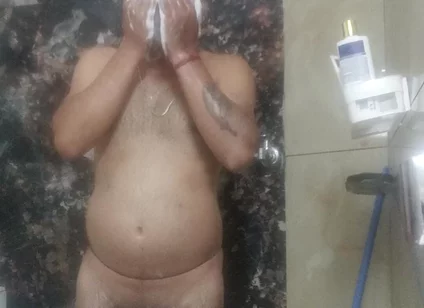 Indian Desi Man Enjoy Shower and Masterbation Show