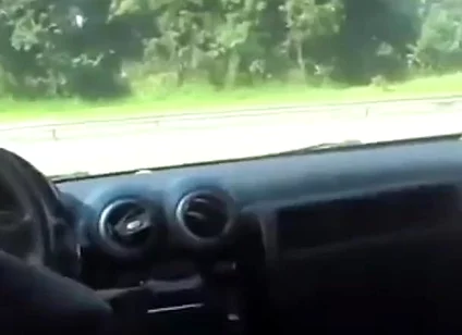 Jerking off in the Car