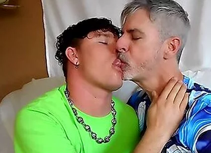Richard Lennox And Leo Blue Share An Intense Stepdaddy Boy Makeout Session