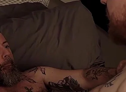 Dirty Barber Bear Takes Ginger Upstairs for a Tip