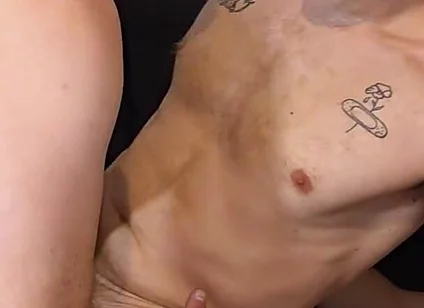 Double Stuffing Italian Bottom Raw Hung Cock Threesome Part 2