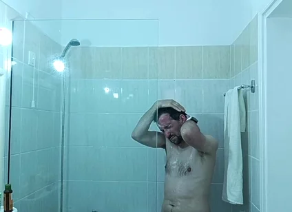 Masturbating Alone in the Shower, Almost Caught Masturbatin