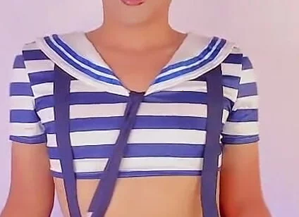 Cute Femboy, Dressed as a Whore, Asks for Someone to Take Care of Him