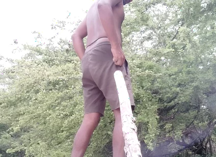 Xhard on Dick on Duty in Forest Alone