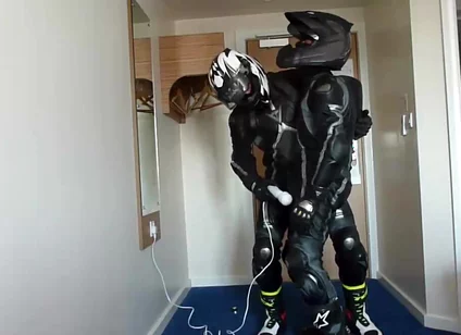 Biker boys vibrator cuming