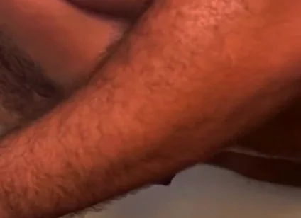 A Big Gay Guy with Huge Nipples and a Black Guy with a Big Cock Share an Intense and Babble-kissed Kiss.