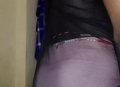 Pretty Sissy Jerks Dick and Grabs His Ass in Lingerie