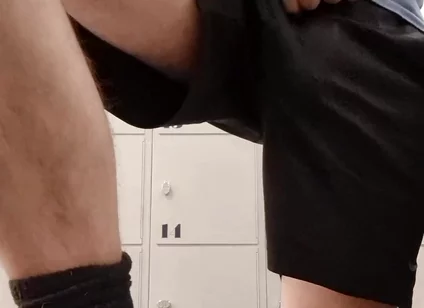 At the Gym Locker Room