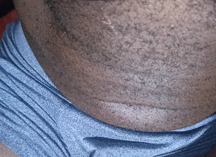 Hairy Kenyan Muscline Dude