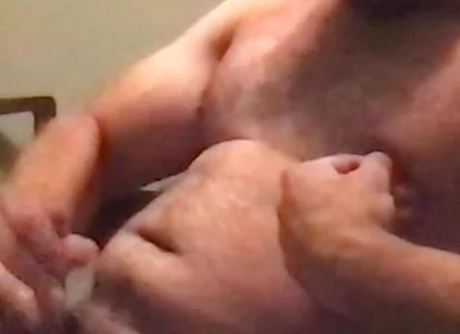 Squirting Cum on Myself