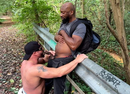 Big Black Hung Stud Fucks Young Asian Hole and White Muscle Jock Into Submission