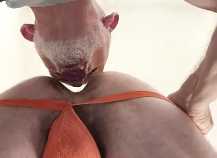 Hung Uncut Daddy Top Breeds Hairy Gamer Stepson Part 1