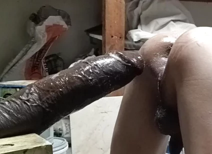 Always Against a Huge Dildo