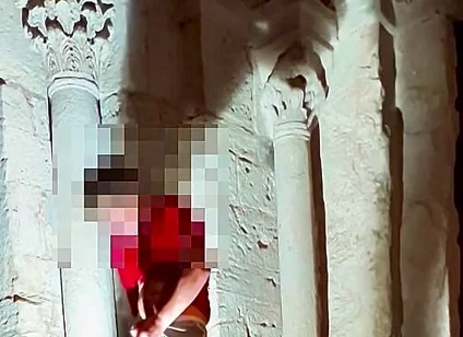 Excessive Cumshot in a Super Risky Place