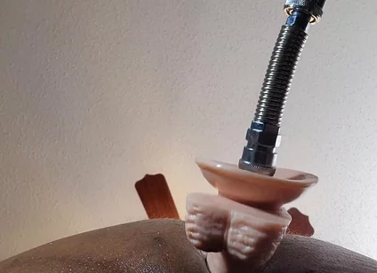 Sex Machine Fucks Me. Huge Dildo