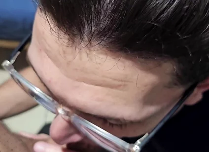 Tattooed White Guy with a Big Uncut Dick Asked Me to Leave Gloryhole and Finish the Job Outside