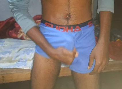 Oldman Cook in Underwear Solo Fuck