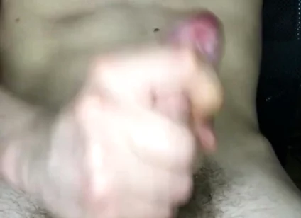 Young Man Jerking off His Big Cock
