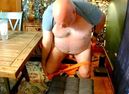 Quick Jerk in Orange Jock