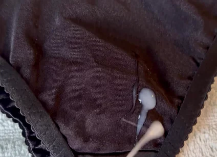 Cum on Wife’s Panties 18