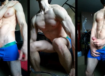A Quick Warm-up Before the Main Workout - Massive Cumshot